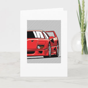 F40 Racing Card