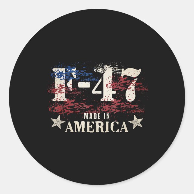 F47 Fighter Jet F-47 Aircraft  Classic Round Sticker (Front)