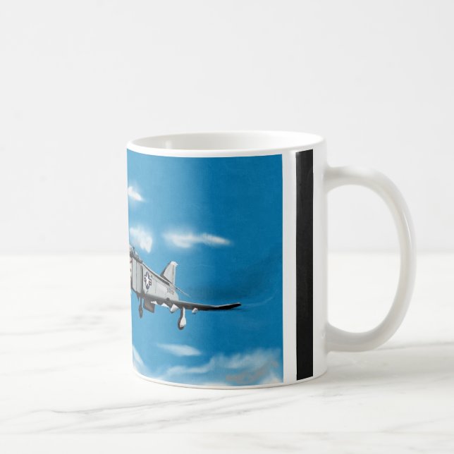 F4 Phantom  Navy Jet Fighter Coffee Mug (Right)