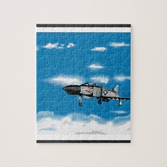 F4 Phantom  Navy Jet Fighter Jigsaw Puzzle (Vertical)