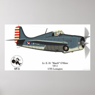 F4F Wildcat (O'Hare) Poster