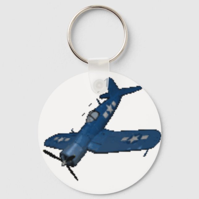 F4U4 CORSAIR IN A DIVE KEY RING (Front)
