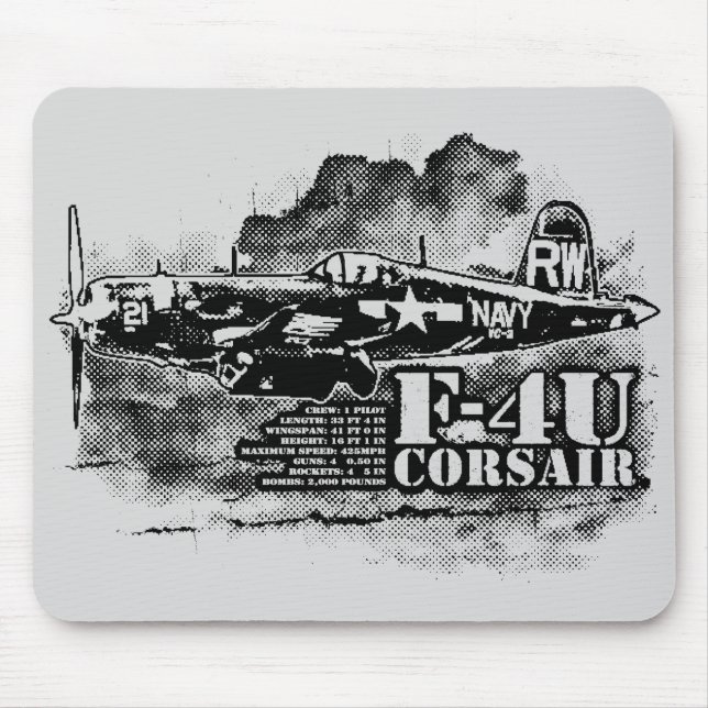 F4U CORSAIR MOUSE MAT (Front)