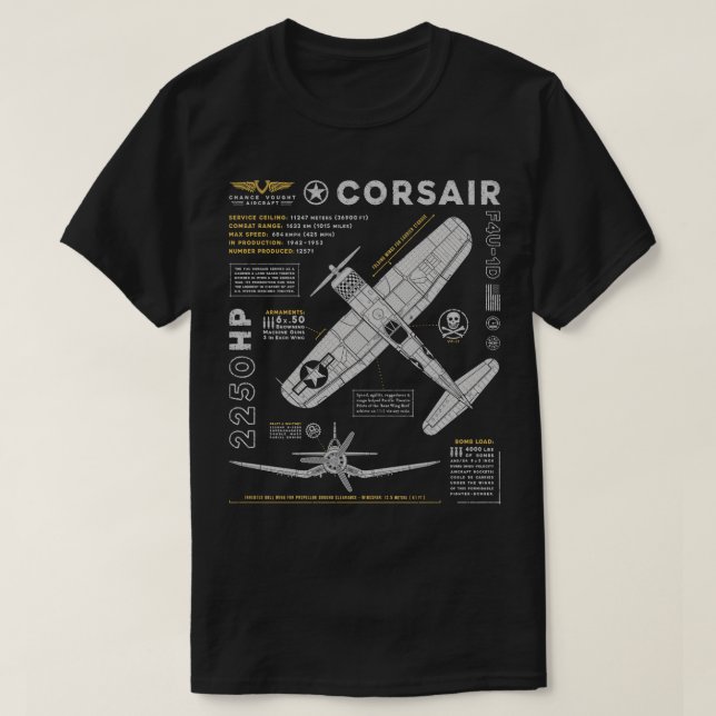 F4U Corsair T-Shirt (Design Front)