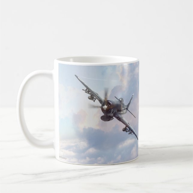 F4U Corsea & F8F Bear Cat Coffee Mug (Left)