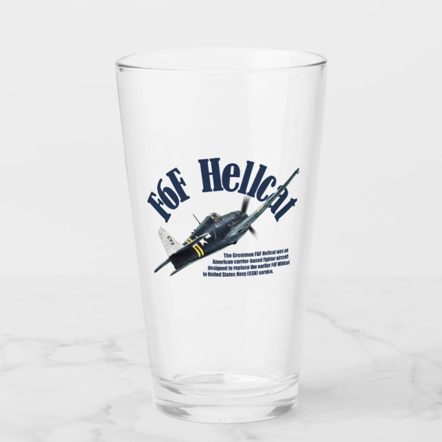"F6F Hellcat" Glass (Front)