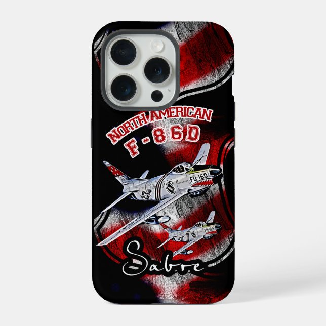 F86 Sabre Fighter Plane Phone case (Back)
