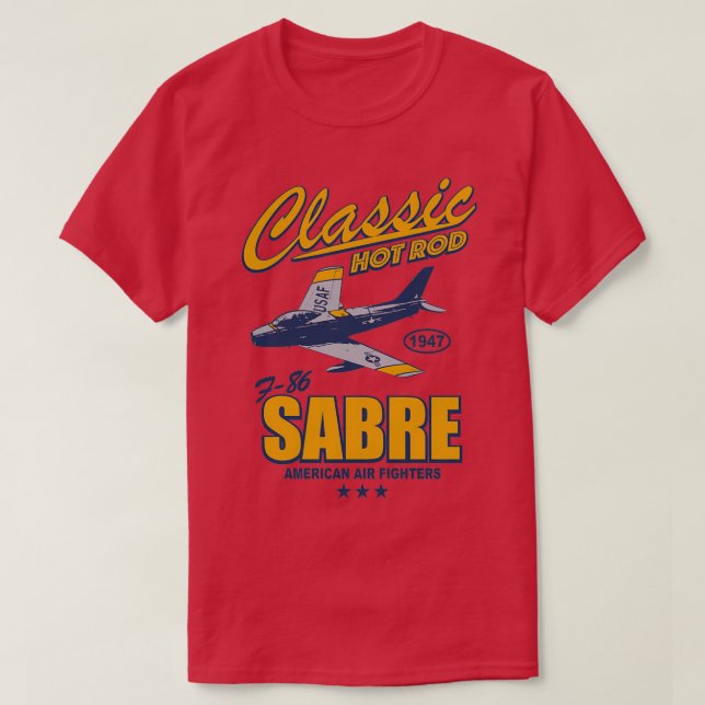 F86 Sabre  T-Shirt (Design Front)