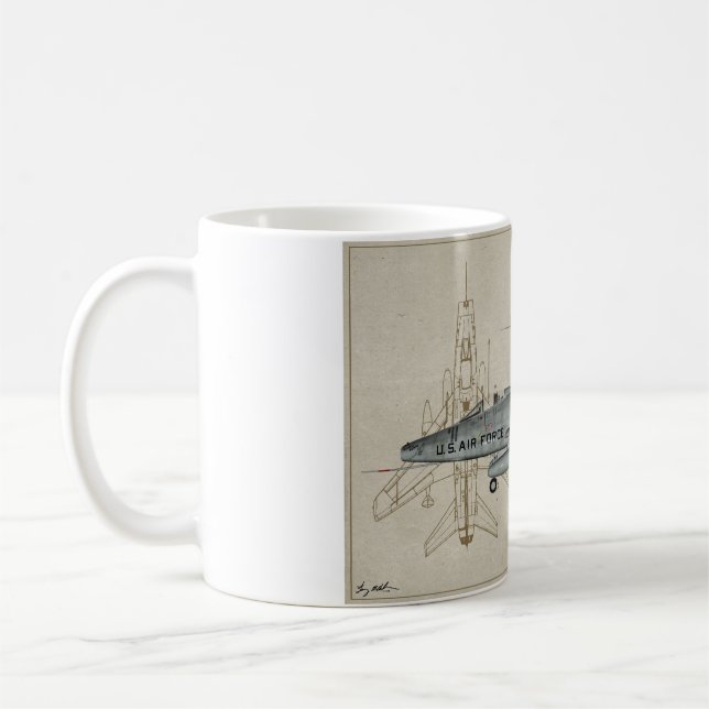 F-100 Super Sabre Coffee Mug (Left)