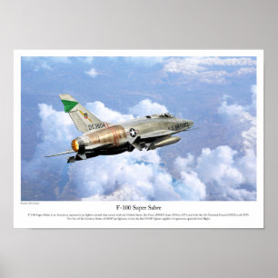 F-100 Super Sabre  Poster