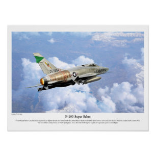 F-100 Super Sabre Poster