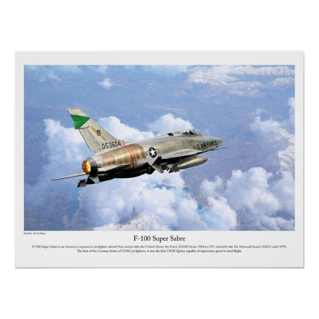 F-100 Super Sabre Poster (Front)