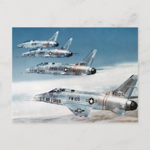 F-100 Super Sabres Postcard
