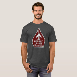 F-105 Thunderchief Red Arrowhead T-Shirt