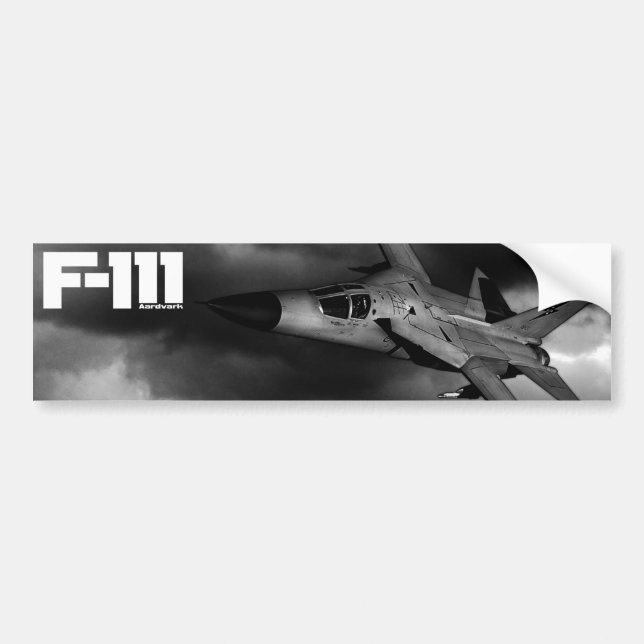 F-111 Aardvark Bumper Sticker (Front)