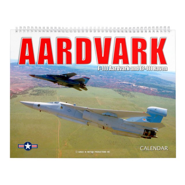 F-111 AARDVARK CALENDAR (Cover)