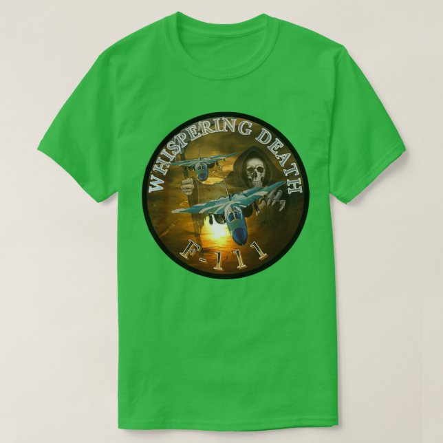 F 111 Bomber Jet  T-Shirt (Design Front)