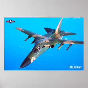 F-111E AARDVARK POSTER