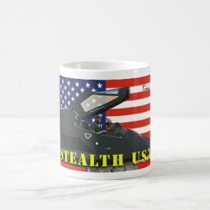 F-117 Stealth USA Mug