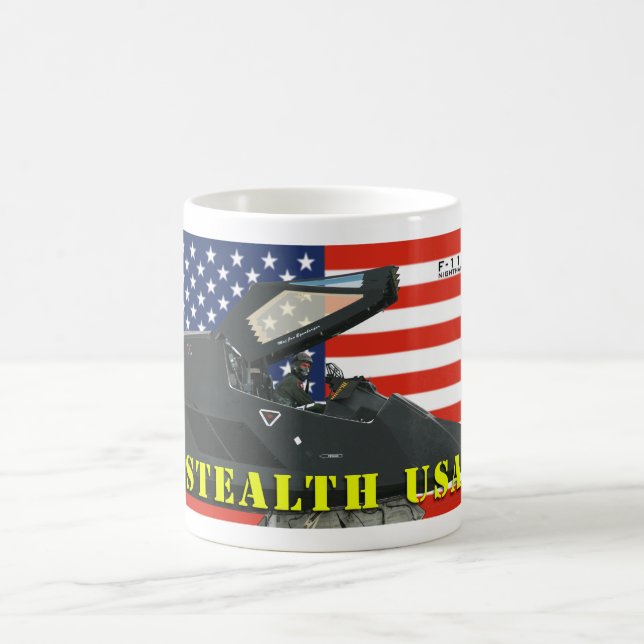 F-117 Stealth USA Mug (Center)