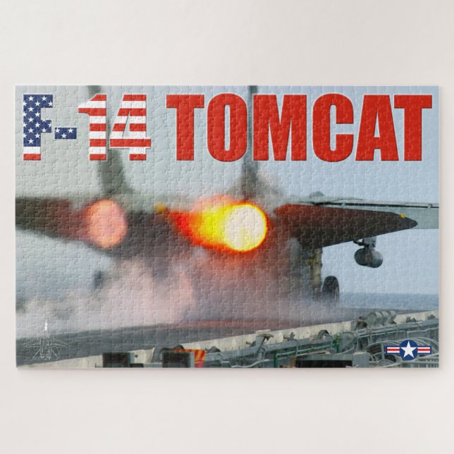 F-14 TOMCAT "AFTERBURNER" (20x30 inch) Jigsaw Puzzle (Horizontal)