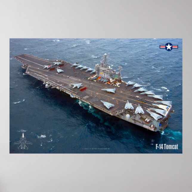 F-14 TOMCAT "CARRIER" POSTER (Front)