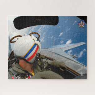 F-14 TOMCAT “CHECK SIX” (16x20 inch) Jigsaw Puzzle
