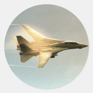 F-14 TOMCAT CLASSIC ROUND STICKER