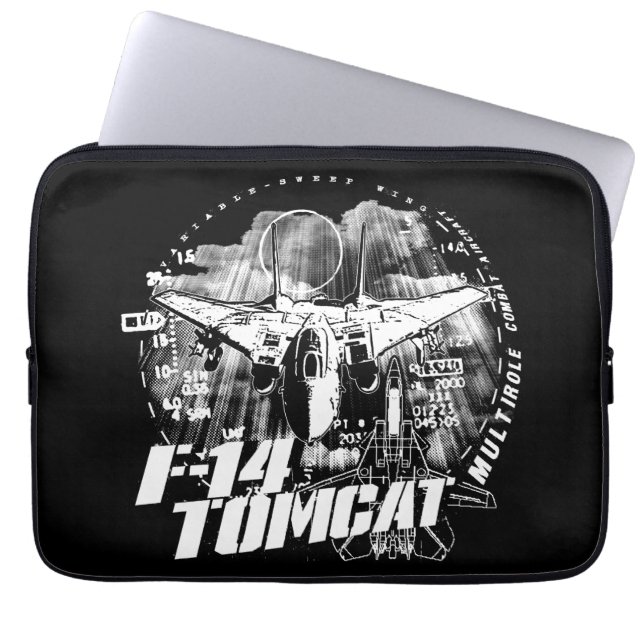 F-14 Tomcat Computer Sleeve Electronics Bag (Front)