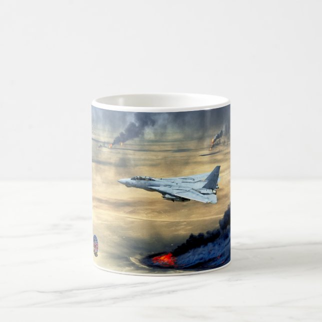 F-14 TOMCAT “DESERT PATROL” COFFEE MUG (Center)