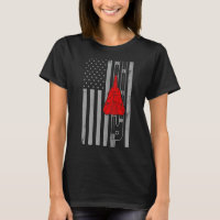 F-14 Tomcat Fighter Jet Aeroplane American Flag Ru