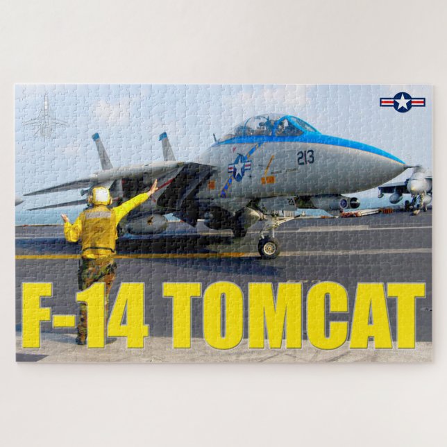 F-14 TOMCAT "FLIGHTDECK" (20x30 inch) Jigsaw Puzzle (Horizontal)