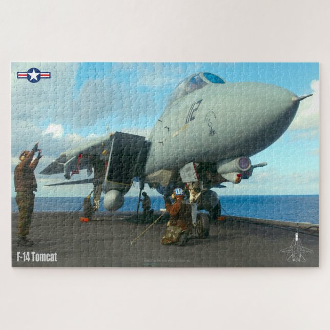 F-14 TOMCAT "FLIGHTDECK" (20x30 inch) Jigsaw Puzzle (Horizontal)