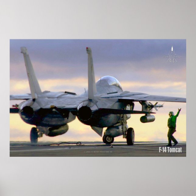 F-14 TOMCAT "FLIGHTDECK" POSTER (Front)