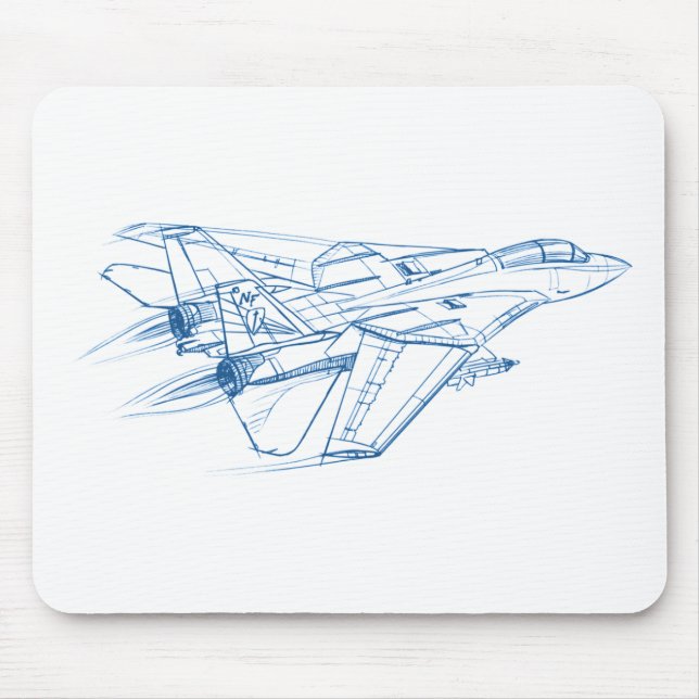 F-14 Tomcat Grumman Mouse Mat (Front)