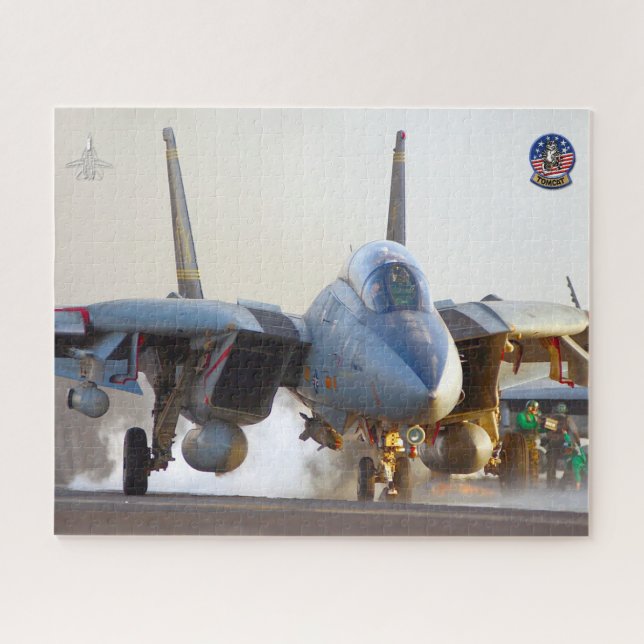 F-14 TOMCAT “LAUNCH” (16x20 inch) Jigsaw Puzzle (Horizontal)