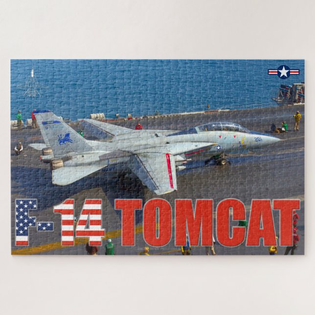 F-14 TOMCAT "LAUNCH" (20x30 inch) Jigsaw Puzzle (Horizontal)