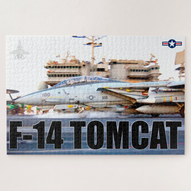 F-14 TOMCAT "LAUNCH" (20x30 inch) Jigsaw Puzzle (Horizontal)