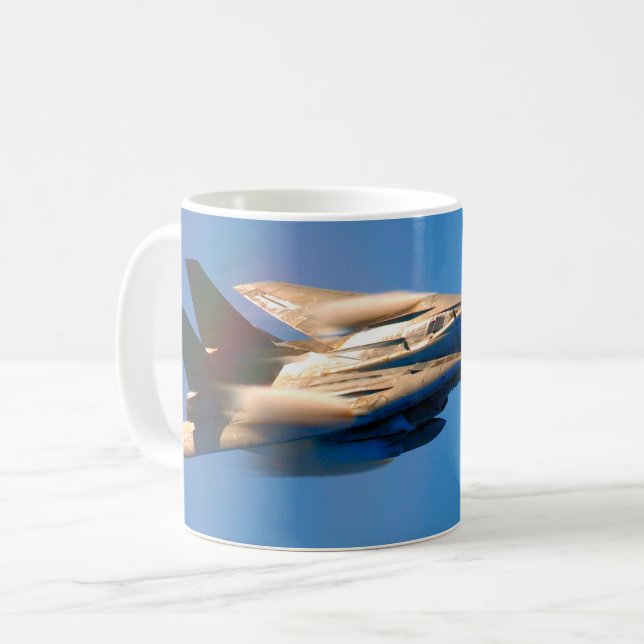 F-14 TOMCAT “MACH RUN” COFFEE MUG (Front Left)