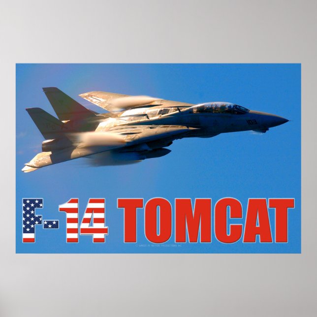 F-14 TOMCAT "MACH RUN" POSTER (Front)