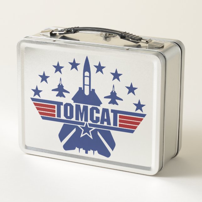 F-14 TOMCAT METAL LUNCH BOX (Back)