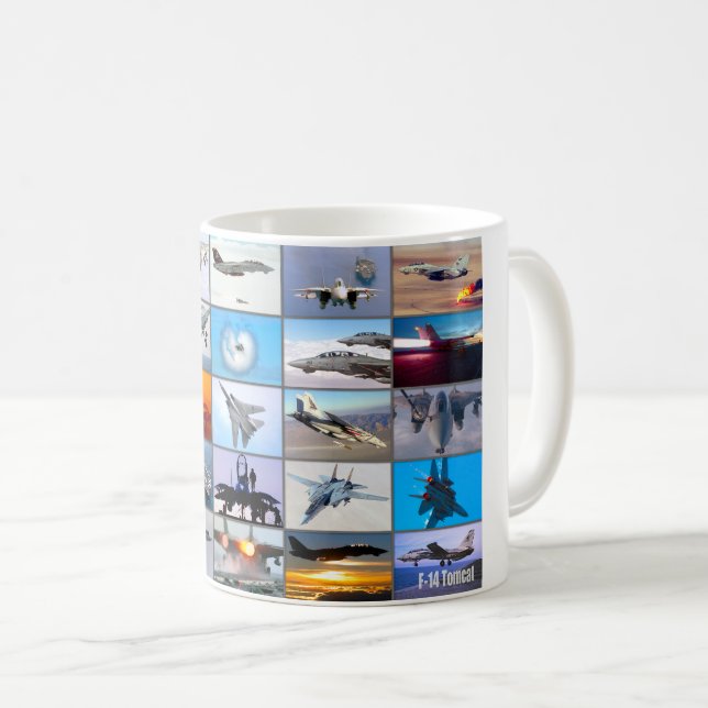 F-14 TOMCAT “MONTAGE” COFFEE MUG (Front Right)