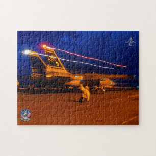 F-14 TOMCAT “NIGHT LAUNCH” (11x14 inch) Jigsaw Puzzle