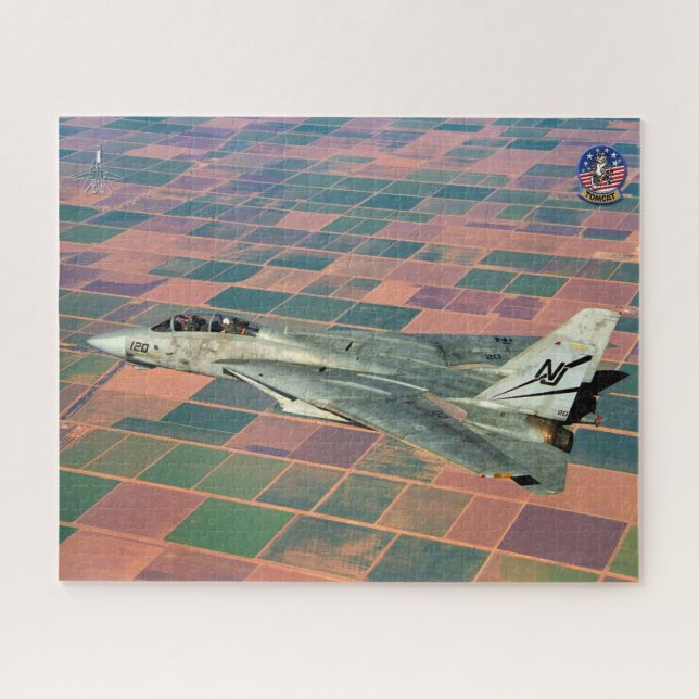 F-14 TOMCAT “ON PATROL” (16x20 inch) Jigsaw Puzzle (Horizontal)