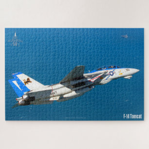 F-14 TOMCAT "ON PATROL" (20x30 inch) Jigsaw Puzzle
