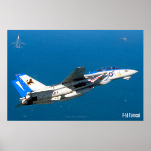 F-14 TOMCAT "ON PATROL" POSTER