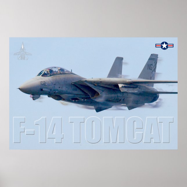 F-14 TOMCAT POSTER (Front)