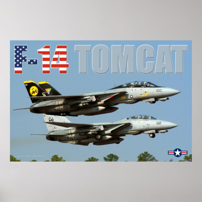 F-14 TOMCAT POSTER (Front)