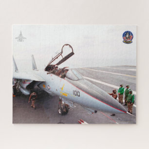 F-14 TOMCAT “PREFLIGHT” (16x20 inch) Jigsaw Puzzle