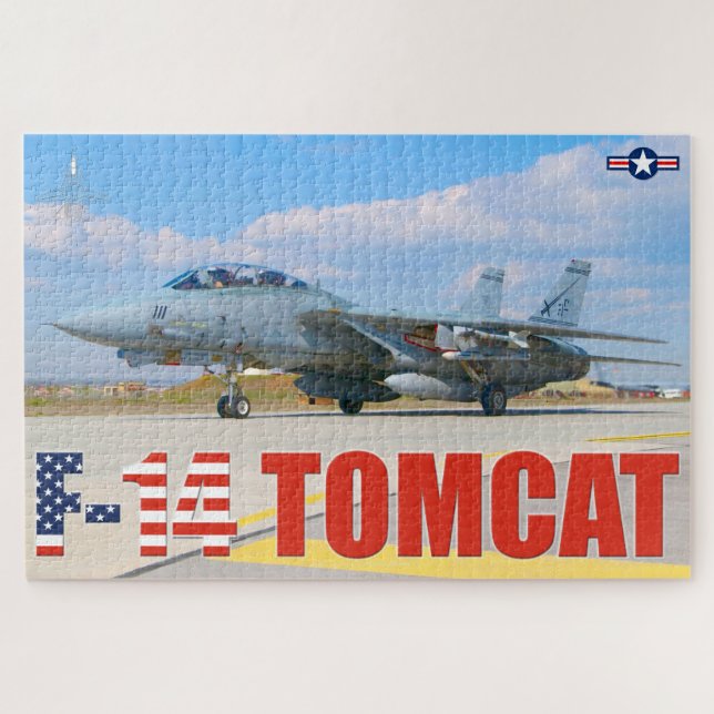 F-14 TOMCAT "PREFLIGHT" (20x30 inch) Jigsaw Puzzle (Horizontal)